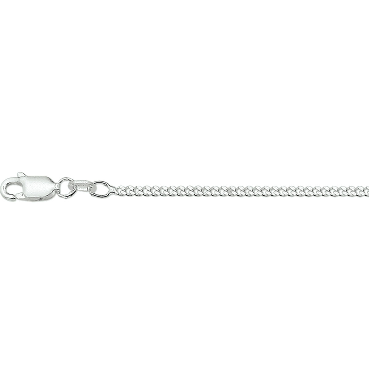 Zilveren collier gepolijst met gourmette schakel. Een exclusief collier met een trendloos design