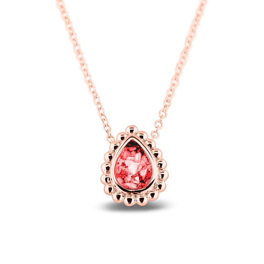 Ashanger, gedenksieraad, waar as en haar in verwerkt wordt.red
