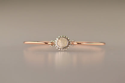 Roségouden as armband met as, haar of moedermelk. Alle