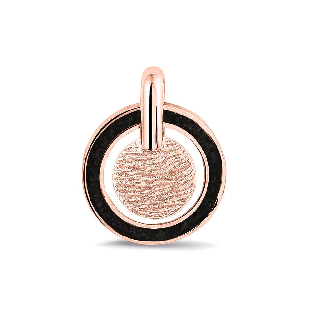 Hanger voorzien van een vingerafdruk uit collectie gedenksieraden. Black