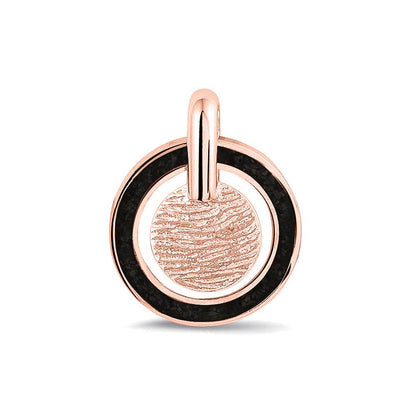 Hanger voorzien van een vingerafdruk uit collectie gedenksieraden. Black