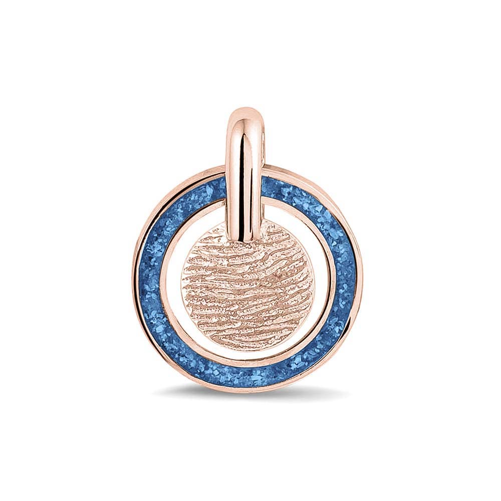 Hanger voorzien van een vingerafdruk uit collectie gedenksieraden. Marine