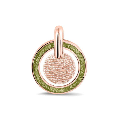 Hanger voorzien van een vingerafdruk uit collectie gedenksieraden. Olive