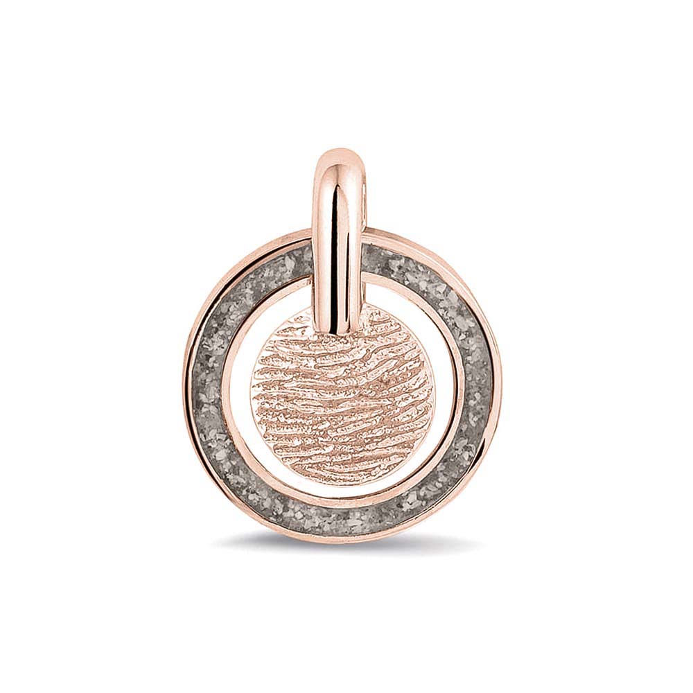 Hanger voorzien van een vingerafdruk uit collectie gedenksieraden. Silver