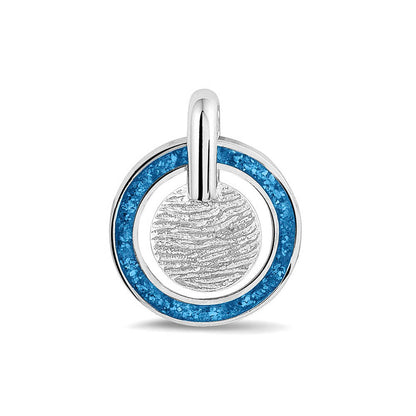 Hanger voorzien van een vingerafdruk uit collectie gedenksieraden. Marine