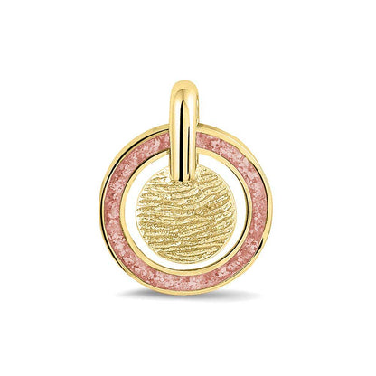 Hanger voorzien van een vingerafdruk uit collectie gedenksieraden. Blush