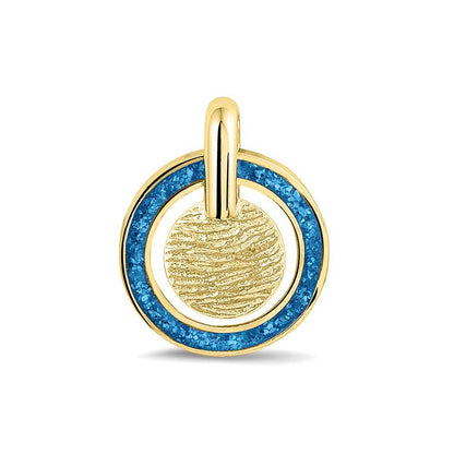 Hanger voorzien van een vingerafdruk uit collectie gedenksieraden. Marine