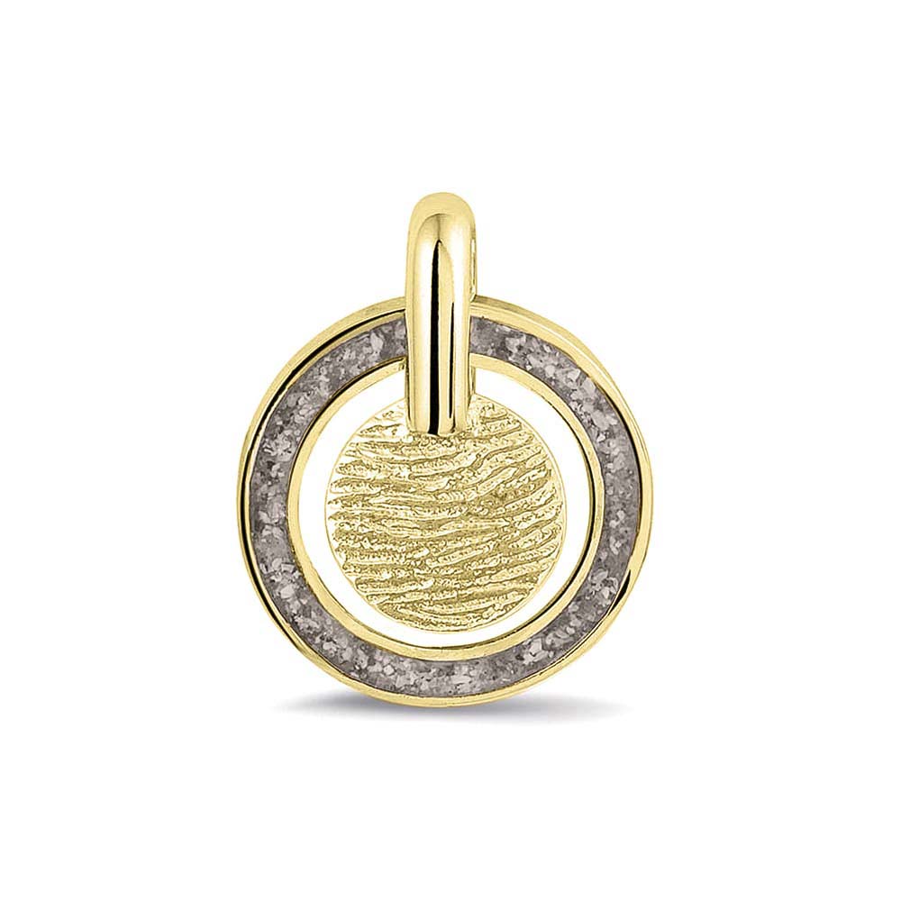 Hanger voorzien van een vingerafdruk uit collectie gedenksieraden. Silver