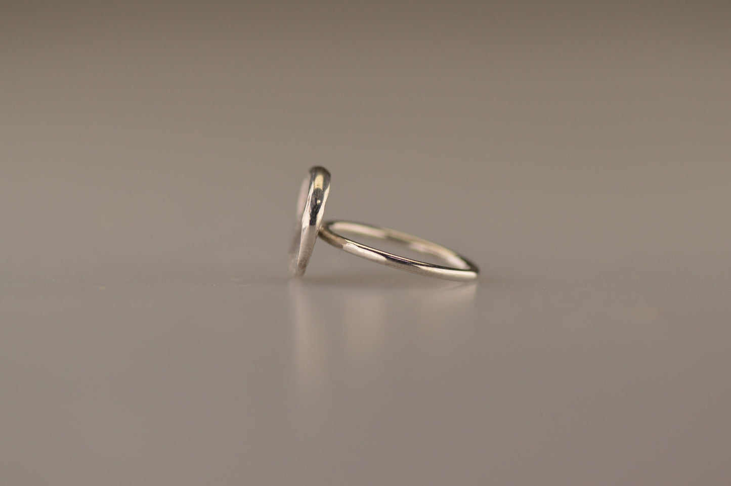 Ring met vingerafdruk