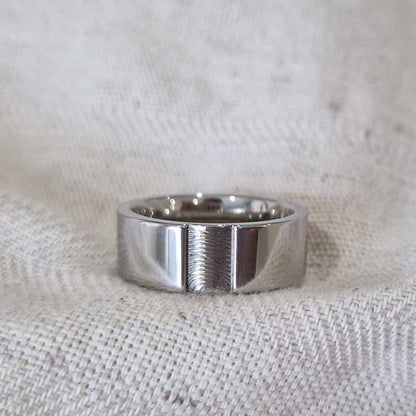 Ring met vingerafdruk
