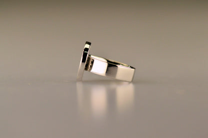 Ring met vingerafdruk
