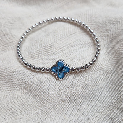 Flexibele as armband met compartiment voor as of haar, gedenksieraden. Alle