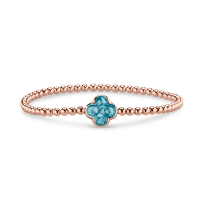 Flexibele as armband met compartiment voor as of haar, gedenksieraden. Baby