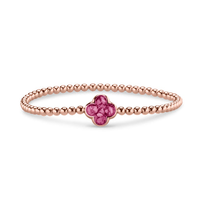 Flexibele as armband met compartiment voor as of haar, gedenksieraden. Fluo