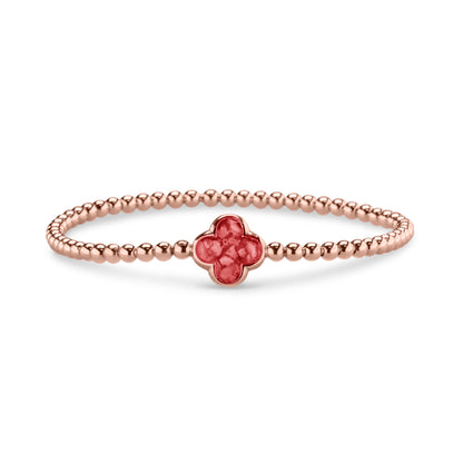 Flexibele as armband met compartiment voor as of haar, gedenksieraden. Red