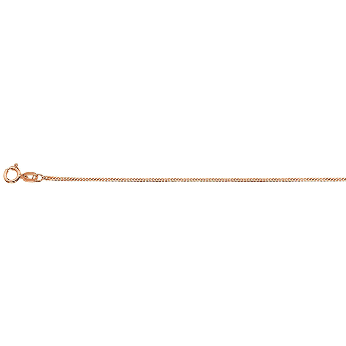 Roségouden collier gepolijst met gourmette schakel gediamanteerd. Een exclusief collier met een trendloos design