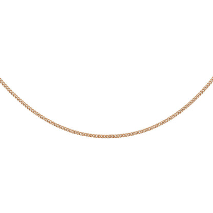 Roségouden collier gepolijst met gourmette schakel gediamanteerd. Een exclusief collier met een trendloos design