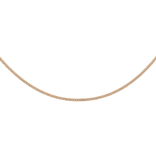Roségouden collier gepolijst met gourmette schakel gediamanteerd. Een exclusief collier met een trendloos design