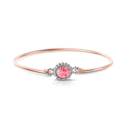 Roségouden as armband met as, haar of moedermelk. Soft
