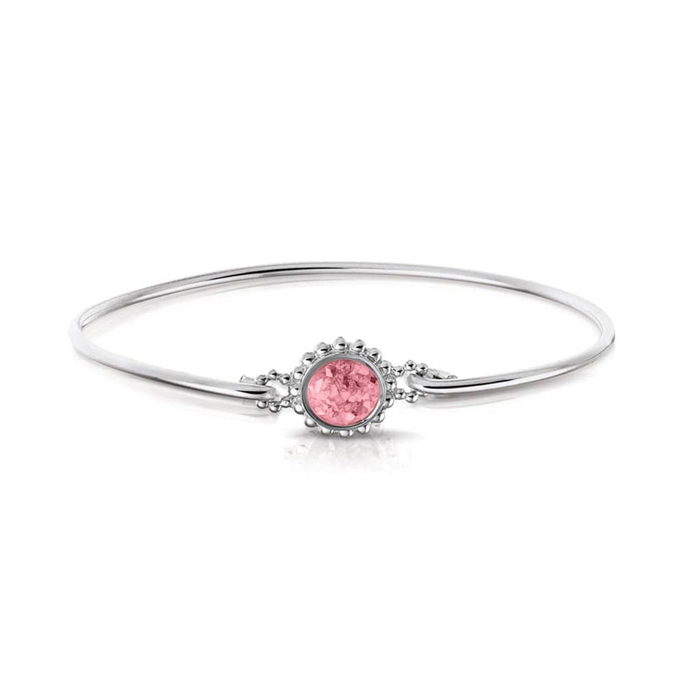 Roségouden as armband met as, haar of moedermelk. Soft