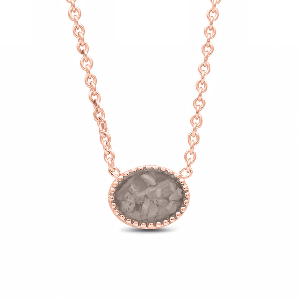 Ashanger, gedenksieraad, waar as en haar in verwerkt wordt. Silver