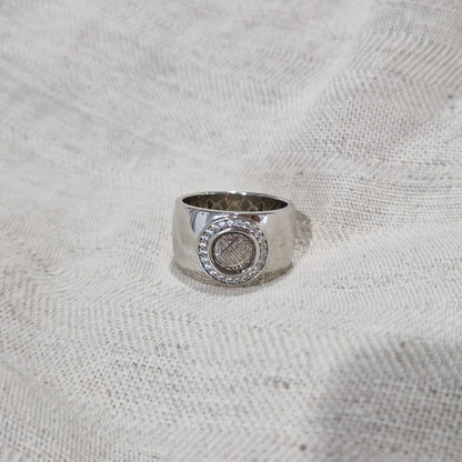 Ring met vingerafdruk