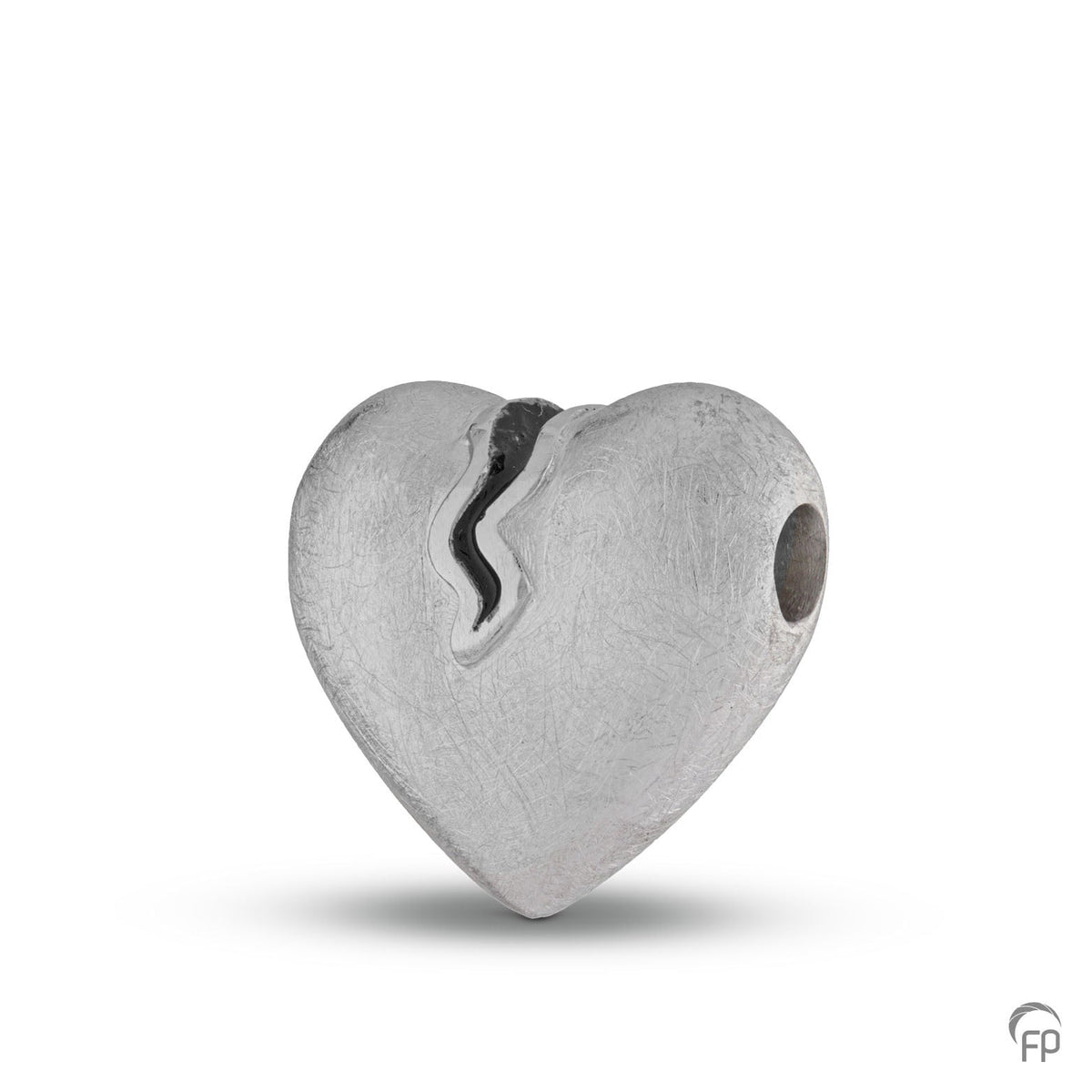 Hanger in hartvorm,de ashangers uit deze collectie gedenksieraden zijn eenvoudig zelf te vullen en te bestellen in zilver, geelgoud en witgoud