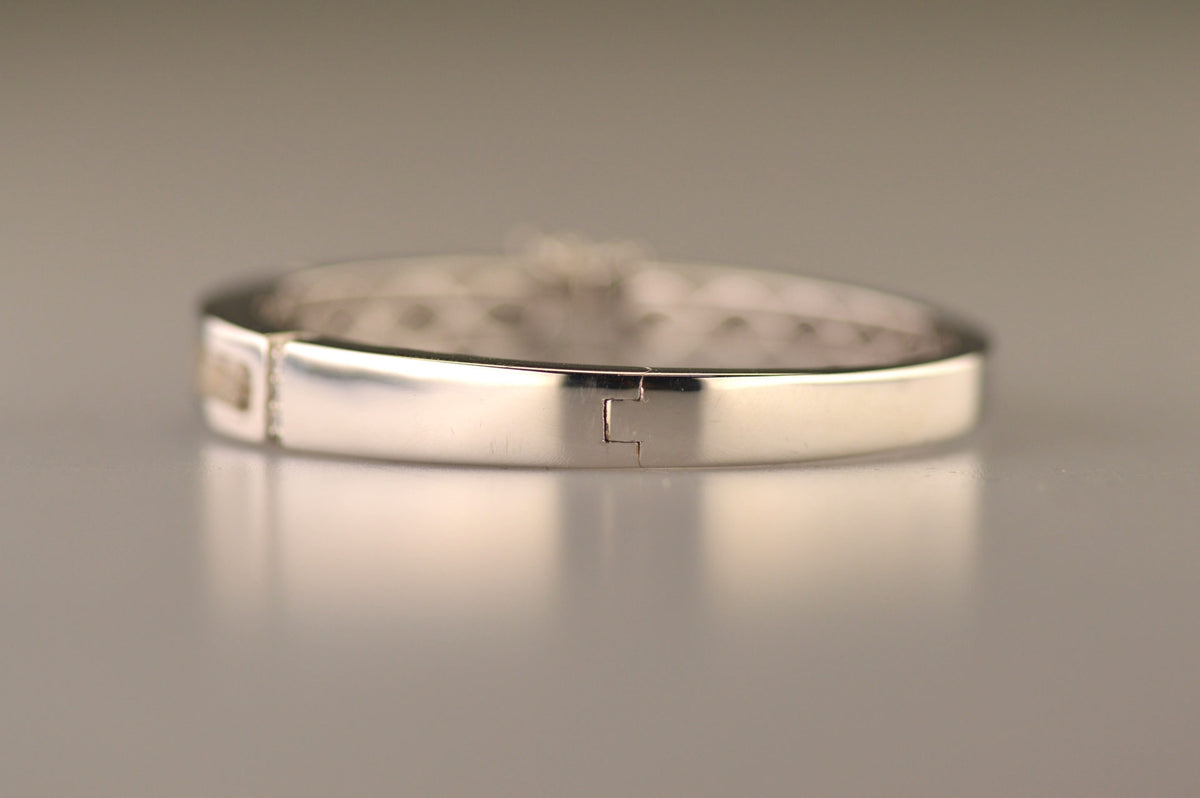 Roségouden as armband die gevuld kan worden met as of haar